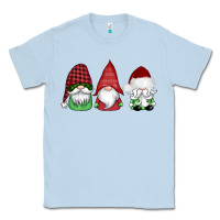 Dusty Blue christmas gnomes Classic Tee - AdoDesignShop