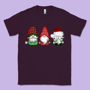 Christmas Gnomes Classic Tee Designed By Adodesignshop