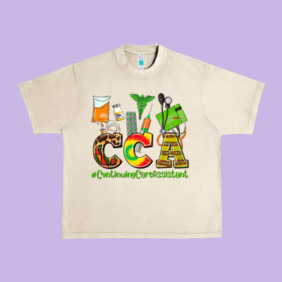 Cca  Countinuing Care Assistant Juneteenth Urban Heavy Tee Designed By Adodesignshop