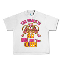 Lunar Rock the queen is 80 long live the queen Urban Heavy Tee - Jasminsmagicworld