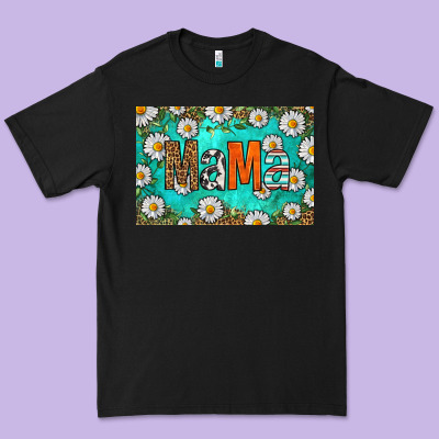 Western Daisy Mama Skinny Metal Can Holder Premium Tee Designed By Hra Design Shop