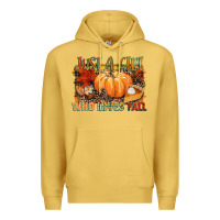 Antique Gold Just a girl who loves Fall Premium Hoodie - NancyCooperArtShop