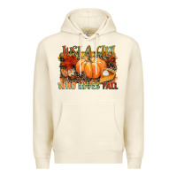 Sandshell Just a girl who loves Fall Premium Hoodie - NancyCooperArtShop
