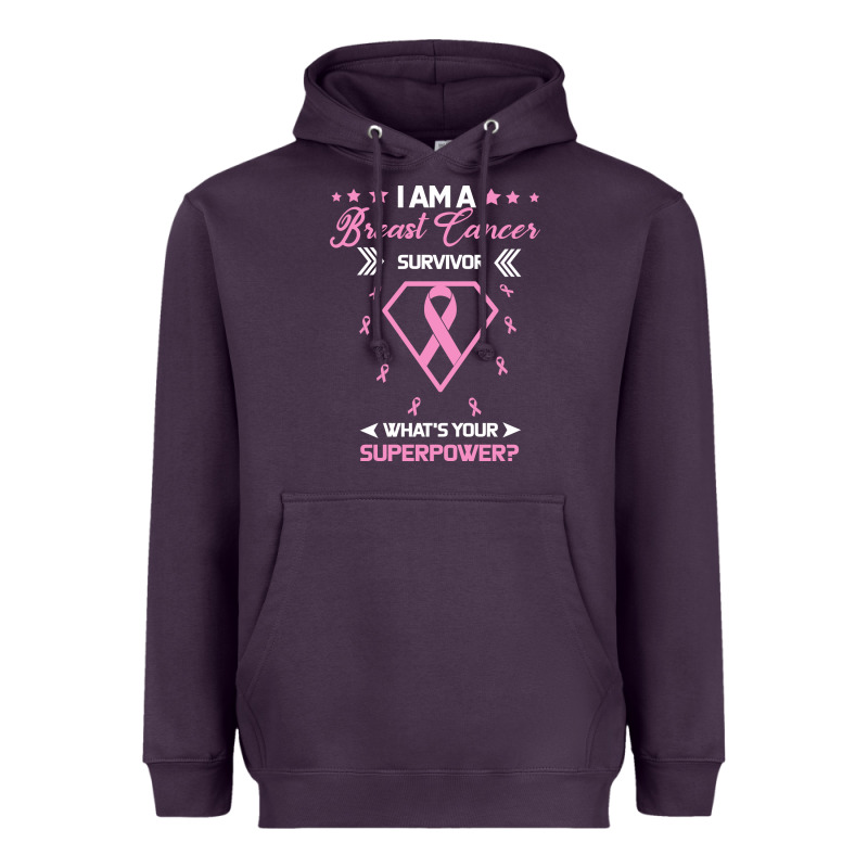 I Am A Breast Cancer Survivor What Is Your Superpower Heavyweight Hoodie by Bettercallsaul | Teevron