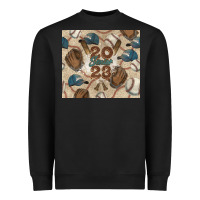 Black Baseball senior Heavyweight Sweatshirt - NancyCooperArtShop