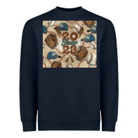 Navy Baseball senior Heavyweight Sweatshirt - NancyCooperArtShop