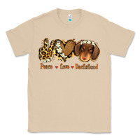 Mushroom Peace Love Dachshund Classic Tee - Jasminsmagicworld