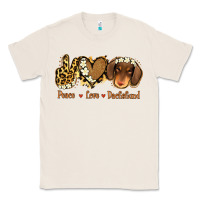 Natural Peace Love Dachshund Classic Tee - Jasminsmagicworld