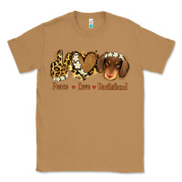 Peace Love Dachshund Classic Tee | Teevron