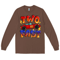 Chestnut two fast boys birthday racing car Long Sleeve Tee - MaliasSmallBusiness
