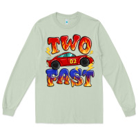 Matcha two fast boys birthday racing car Long Sleeve Tee - MaliasSmallBusiness