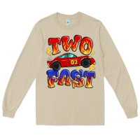 Mushroom two fast boys birthday racing car Long Sleeve Tee - MaliasSmallBusiness