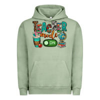 Pigment Oil Green teacher mode on Urban Hoodie - OliviaCreatesArt