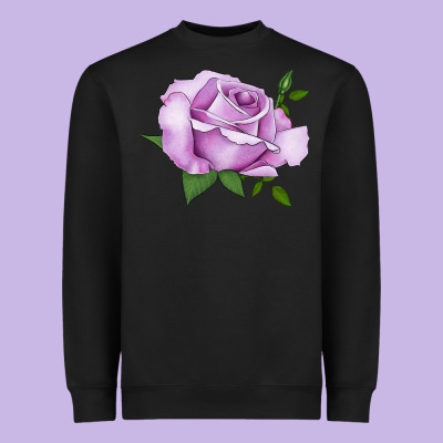 Life's Little Pleasures Rose Heavyweight Sweatshirt Designed By Lillyallendesigns