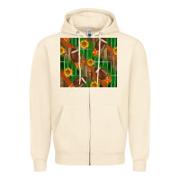 Sandshell american football with sunflower tumbler Zipper Hoodie - BundleAndBundleShop