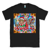 Black Love Christmas highland cow Classic Tee - CowhideDigitalArt