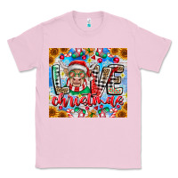 Bubblegum Pink Love Christmas highland cow Classic Tee - CowhideDigitalArt