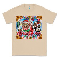 Mushroom Love Christmas highland cow Classic Tee - CowhideDigitalArt