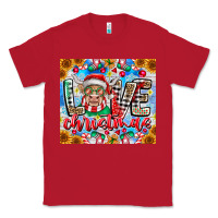 Red Love Christmas highland cow Classic Tee - CowhideDigitalArt