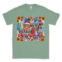 Sage Love Christmas highland cow Classic Tee - CowhideDigitalArt