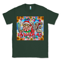 Sports Green Love Christmas highland cow Classic Tee - CowhideDigitalArt