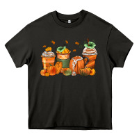 Asphalt pumpkins coffee cups Heavy Core Tee - Zillion Design Studio