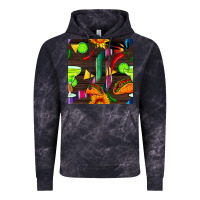 Cloud Black margarita and taco seamless pattern Vintage Hoodie - BundleAndBundleShop