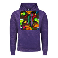 Cloud Purple margarita and taco seamless pattern Vintage Hoodie - BundleAndBundleShop