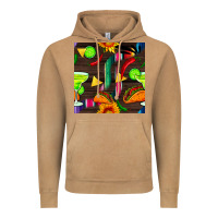 Vintage Camel margarita and taco seamless pattern Vintage Hoodie - BundleAndBundleShop