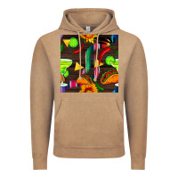 Margarita And Taco Seamless Pattern Vintage Hoodie | Teevron