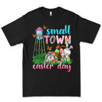 Black Small Town Easter Day Premium Tee - Neo Western