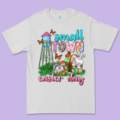 Small Town Easter Day Premium Tee Designed By Neo Western