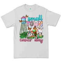 Dove Grey Small Town Easter Day Premium Tee - Neo Western
