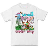 White Small Town Easter Day Premium Tee - Neo Western