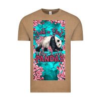 Vintage Coffee just a girl who loves pandas Vintage Tee - LillyAllenDesigns