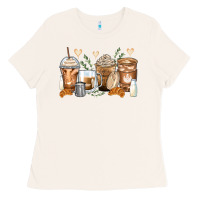 Bone latte coffee cups Ladies Tee - Zillion Design Studio