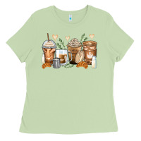 Matcha latte coffee cups Ladies Tee - Zillion Design Studio