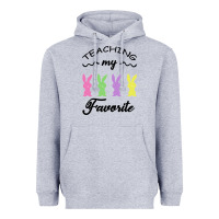 Heather Grey Teaching My Favorite Bunny Heavyweight Hoodie - Bettercallsaul