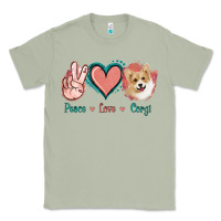 Matcha Peace Love Corgi Classic Tee - Jasminsmagicworld