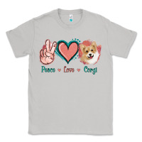 Moon Dust Peace Love Corgi Classic Tee - Jasminsmagicworld