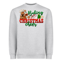 Heather Grey Baking Christmas cheer Heavyweight Sweatshirt - NancyCooperArtShop