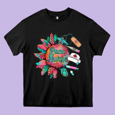 Western  Pacu Nurse Medical Instruments Heavy Core Tee Designed By Barkaloodesign