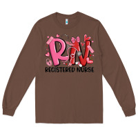 Chestnut rn registered nurse valentines day Long Sleeve Tee - MaliasSmallBusiness