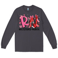 Smoke rn registered nurse valentines day Long Sleeve Tee - MaliasSmallBusiness