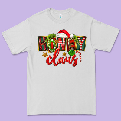 Christmas Honey Claus Premium Tee Designed By Fadigitalartstudio