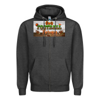 Charcoal Heather football therapy license plate Zipper Hoodie - BundleAndBundleShop