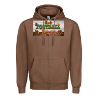 Chestnut football therapy license plate Zipper Hoodie - BundleAndBundleShop