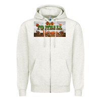 Oatmeal Heather football therapy license plate Zipper Hoodie - BundleAndBundleShop