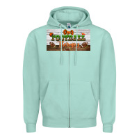 Seafoam football therapy license plate Zipper Hoodie - BundleAndBundleShop