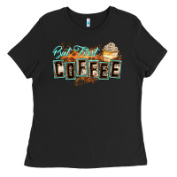 Black but first coffee Ladies Tee - Zillion Design Studio